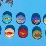 大内山川の生き物マグネット
